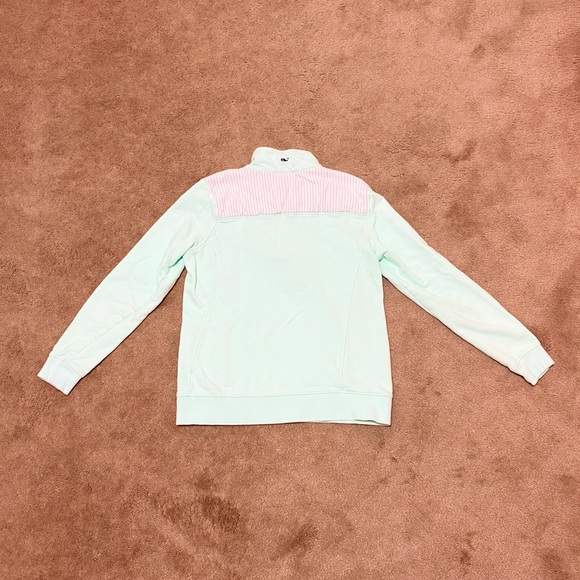 Vineyard Vines Mint Oxford Striped Shepherd Shirt - Picture 13 of 15